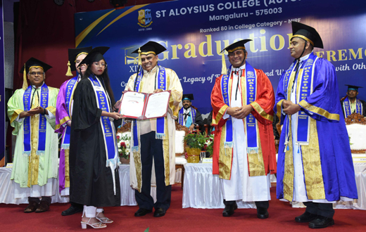14th Graduation Day celebrated at St. Aloysius College